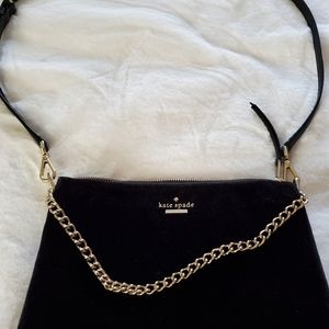 Kate Spade velvet convertible shoulder bag